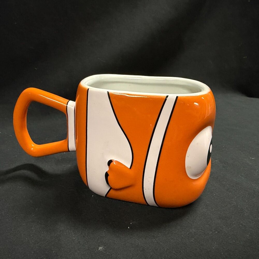 Finding Nemo Disney Pixar Sculpted 3D Mug 3.5” x 2.5” x 3.75” Square Shape